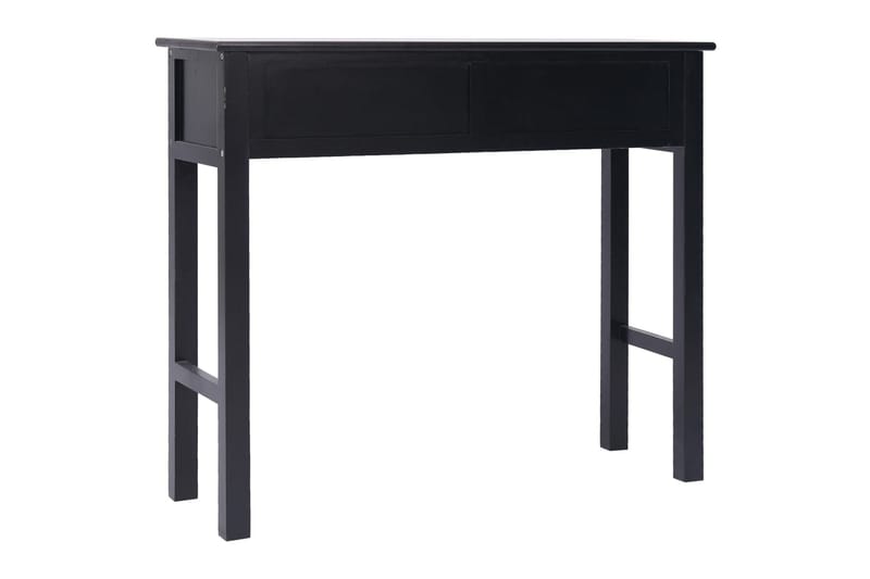 Avlastningsbord svart 90x30x77 cm trä - Svart - Lampbord - Brickbord & småbord
