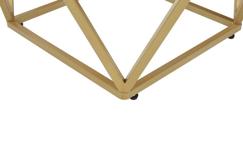 Charmlee Sidobord 50 cm - Svart/Guld - Möbler - Bord & matgrupper - Avlastningsbord - Brickbord & småbord