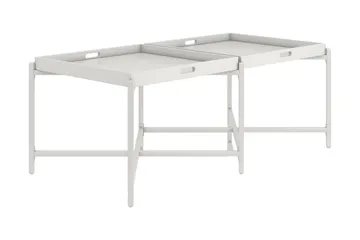 Coco Brickbord 121 cm Vit - Möbler - Bord & matgrupper - Avlastningsbord - Brickbord & småbord