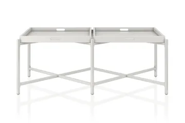 Coco Brickbord 121 cm Vit - Möbler - Bord & matgrupper - Avlastningsbord - Brickbord & småbord
