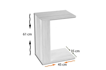 Comfortale Sidobord - Svart - Möbler - Bord & matgrupper - Avlastningsbord - Brickbord & småbord