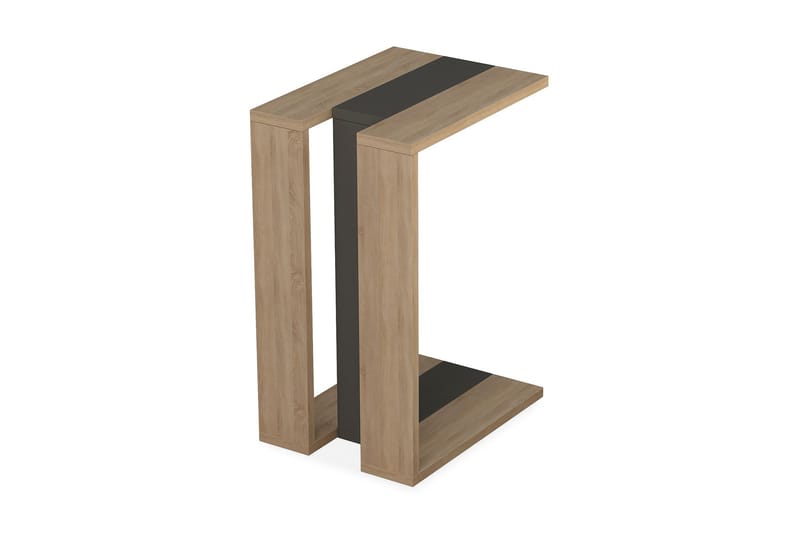 Decorta Sidobord - Ek/Mörkgrå - Möbler - Bord & matgrupper - Avlastningsbord - Brickbord & småbord