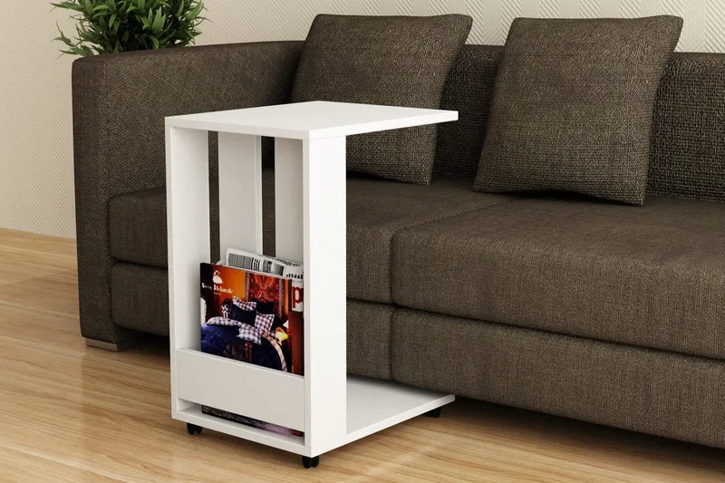 Decorta Sidobord - Vit - Möbler - Bord & matgrupper - Avlastningsbord - Brickbord & småbord