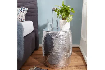 Delage Sidobord 42 cm - Silver - Möbler - Bord & matgrupper - Avlastningsbord - Brickbord & småbord