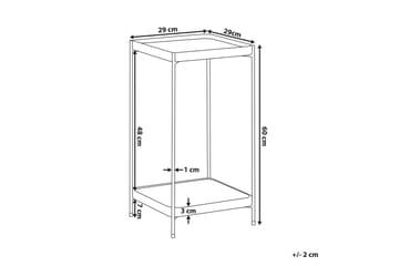 Dinari Sidobord - Guld - Möbler - Bord & matgrupper - Avlastningsbord - Brickbord & småbord