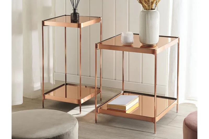 Dinari Sidobord - Koppar - Möbler - Bord & matgrupper - Avlastningsbord - Brickbord & småbord