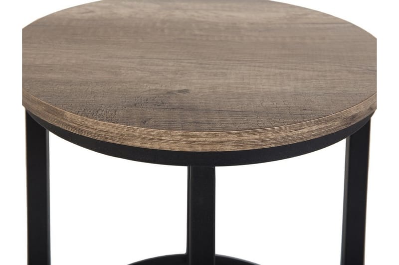 Dixie Sidobord 2 St 37|37 cm - Trä/Natur - Möbler - Bord & matgrupper - Avlastningsbord - Brickbord & småbord