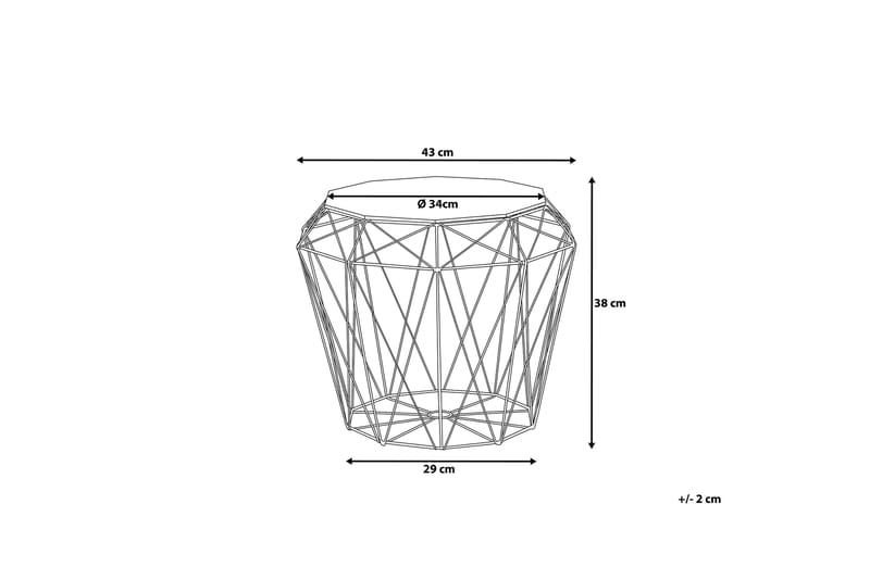 Elida Sidobord 43 cm - Trä/Natur - Möbler - Bord & matgrupper - Avlastningsbord - Brickbord & småbord