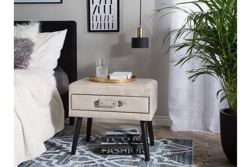 Eurostar Sidobord 50 cm - Beige - Möbler - Bord & matgrupper - Avlastningsbord - Brickbord & småbord