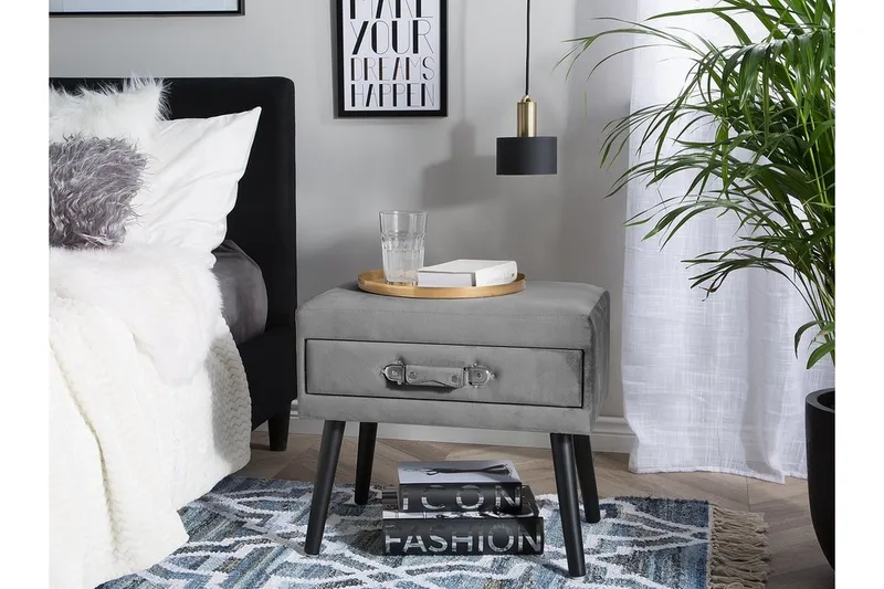 Eurostar Sidobord 50 cm - Grå - Möbler - Bord & matgrupper - Avlastningsbord - Brickbord & småbord