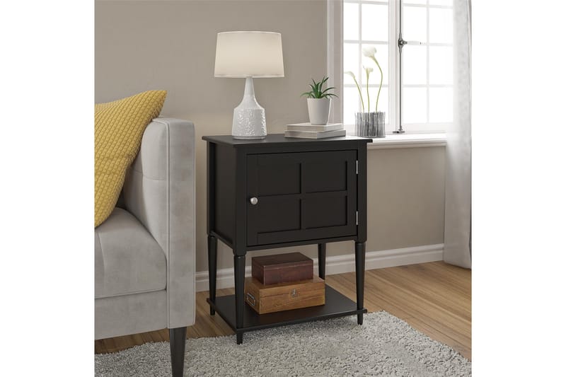 Fairmont Sidobord 56 cm Svart - Dorel Home - Möbler - Bord & matgrupper - Avlastningsbord - Brickbord & småbord