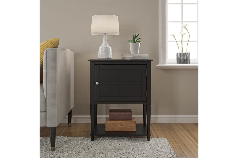Fairmont Sidobord 56 cm Svart - Dorel Home - Möbler - Bord & matgrupper - Avlastningsbord - Brickbord & småbord