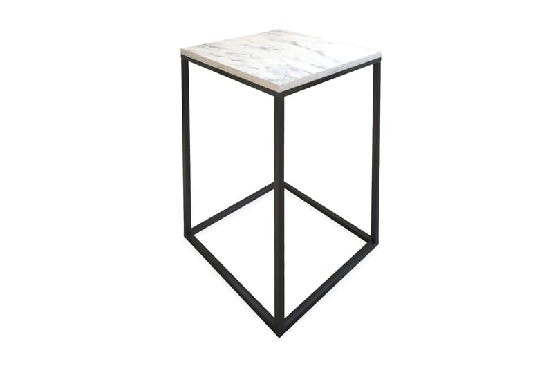 Falan Sidobord 35 cm - Vit/Svart - Möbler - Bord & matgrupper - Avlastningsbord - Brickbord & småbord