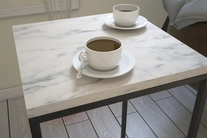 Falan Sidobord 35 cm - Vit/Svart - Möbler - Bord & matgrupper - Avlastningsbord - Brickbord & småbord