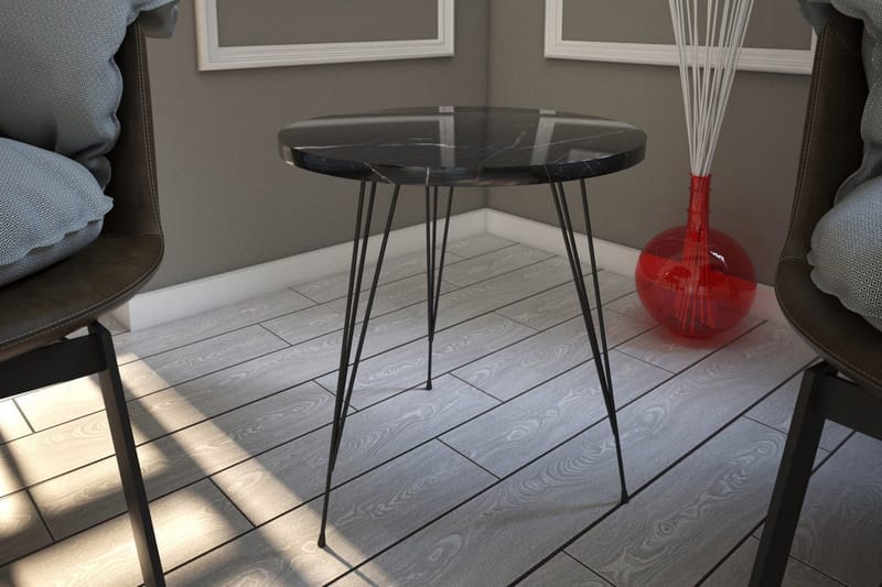 Falan Sidobord 40 cm - Svart/Vit - Möbler - Bord & matgrupper - Avlastningsbord - Brickbord & småbord