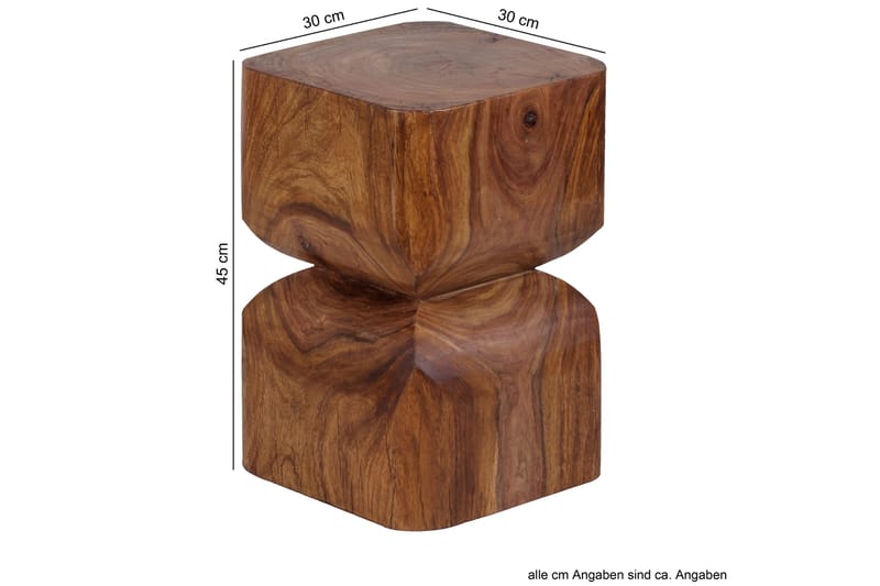 Florena Sidobord 30 cm - Trä/natur - Möbler - Bord & matgrupper - Avlastningsbord - Brickbord & småbord