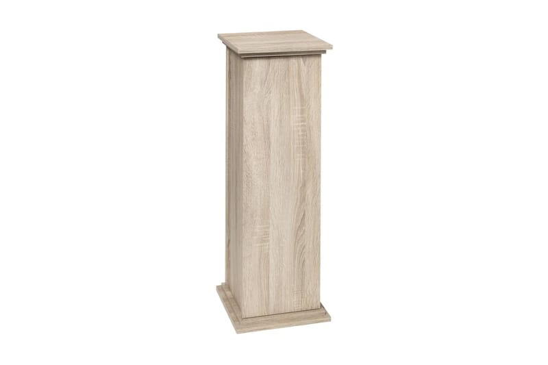 FMD Sidobord med dörr 88,5cm ek - Beige - Möbler - Bord & matgrupper - Avlastningsbord - Brickbord & småbord