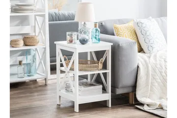 Foster Sidobord 40 cm - Vit - Möbler - Bord & matgrupper - Avlastningsbord - Brickbord & småbord