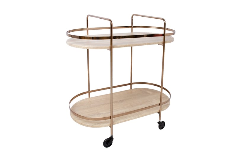 Genova Serveringsbord 80x42x80 cm Ljusbrun - Möbler - Bord & matgrupper - Avlastningsbord - Brickbord & småbord