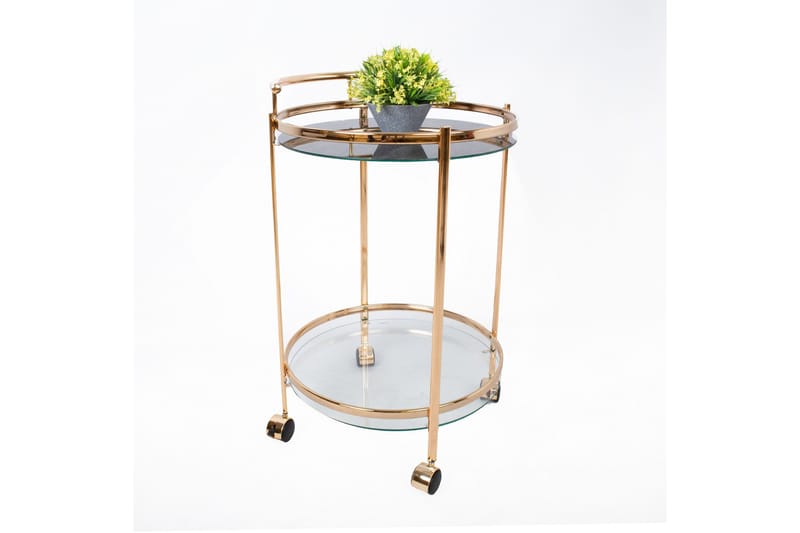 Genova Serveringsbord 80x42x80 cm Ljusbrun - Möbler - Bord & matgrupper - Avlastningsbord - Brickbord & småbord