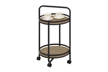 Genua Serveringsbord 52x52x79 cm Guld - Möbler - Bord & matgrupper - Avlastningsbord - Brickbord & småbord