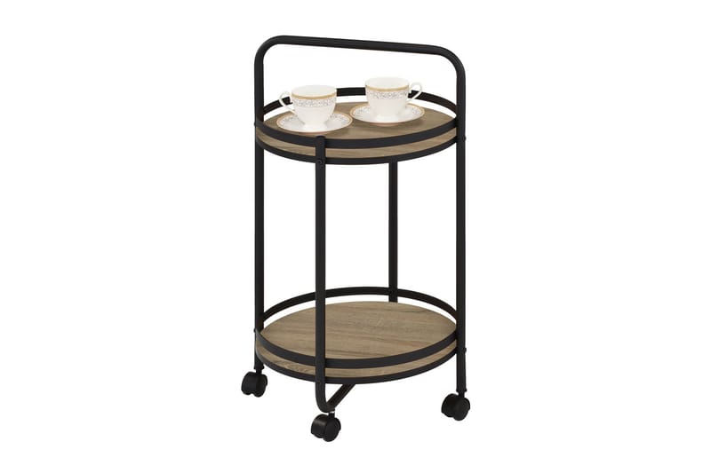 Genua Serveringsbord 52x52x79 cm Guld - Möbler - Bord & matgrupper - Avlastningsbord - Brickbord & småbord