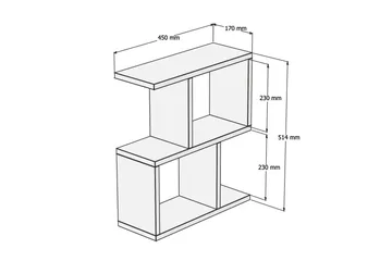 Gersby Sidobord 45 cm - Brun - Möbler - Bord & matgrupper - Avlastningsbord - Brickbord & småbord