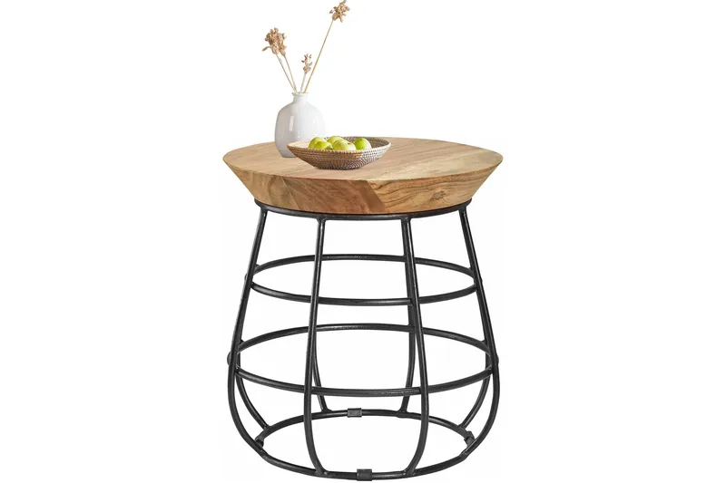 Halldora Sidobord 45 cm - Brun - Möbler - Bord & matgrupper - Avlastningsbord - Brickbord & småbord