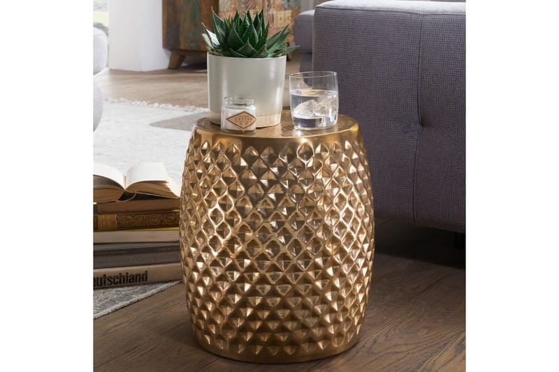 Kalilikane Sidobord 32 cm - Guld - Möbler - Bord & matgrupper - Avlastningsbord - Brickbord & småbord