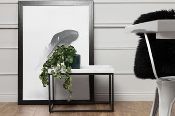 Kungshult Sidobord 60 cm - Vit/Svart - Möbler - Bord & matgrupper - Avlastningsbord - Brickbord & småbord
