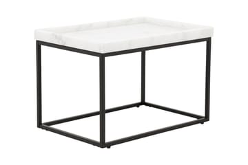 Kungshult Sidobord 60 cm - Vit/Svart - Möbler - Bord & matgrupper - Avlastningsbord - Brickbord & småbord