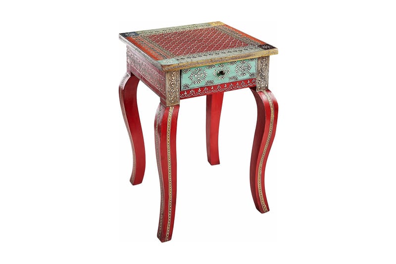 Lasarte Matbord 38 cm - Röd - Lampbord - Brickbord & småbord