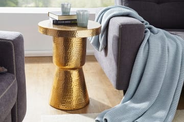 Leshun Sidobord 43 cm - Guld - Möbler - Bord & matgrupper - Avlastningsbord - Brickbord & småbord