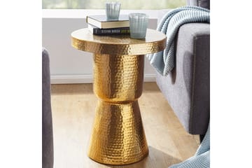 Leshun Sidobord 43 cm - Guld - Möbler - Bord & matgrupper - Avlastningsbord - Brickbord & småbord