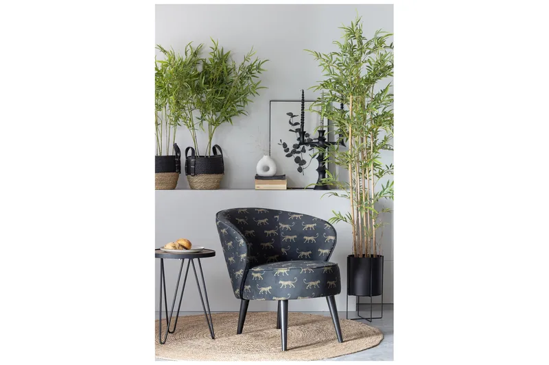 Lev Sidobord 39 cm Rund - Trä/Metall - Möbler - Bord & matgrupper - Avlastningsbord - Brickbord & småbord