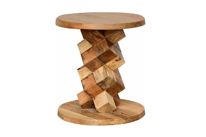 Lithia Sidobord 40 cm Runt - Brun - Möbler - Bord & matgrupper - Avlastningsbord - Brickbord & småbord