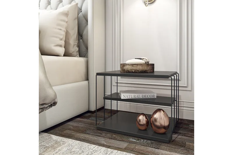 Ljusfors Sidobord 50 cm - Antracit/Svart - Möbler - Bord & matgrupper - Avlastningsbord - Brickbord & småbord