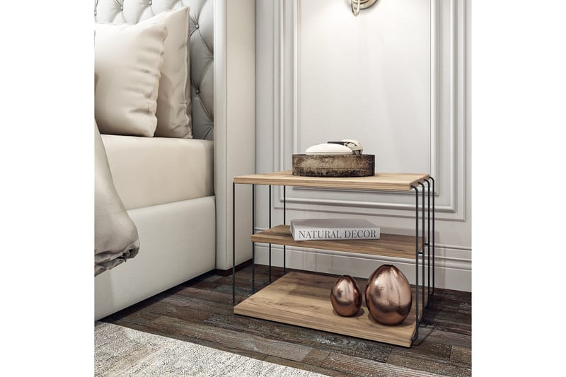 Ljusfors Sidobord 50 cm - Natur/Svart - Möbler - Bord & matgrupper - Avlastningsbord - Brickbord & småbord