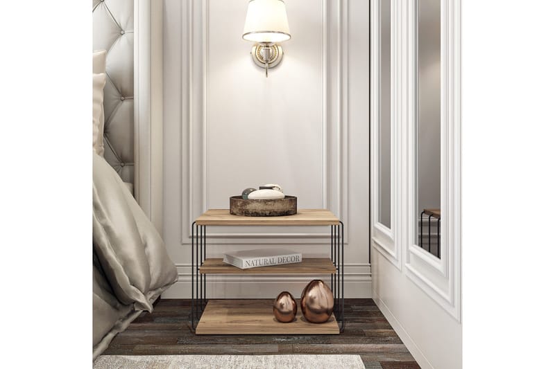 Ljusfors Sidobord 50 cm - Natur/Svart - Möbler - Bord & matgrupper - Avlastningsbord - Brickbord & småbord