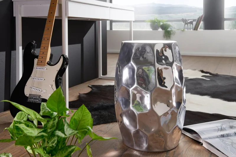 Lueken Sidobord 30 cm - Silver - Möbler - Bord & matgrupper - Avlastningsbord - Brickbord & småbord