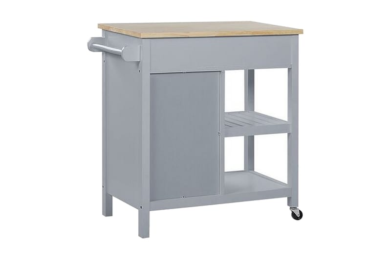 Manesseno Serveringsvagn 80 cm - Grå - Möbler - Bord & matgrupper - Avlastningsbord - Brickbord & småbord