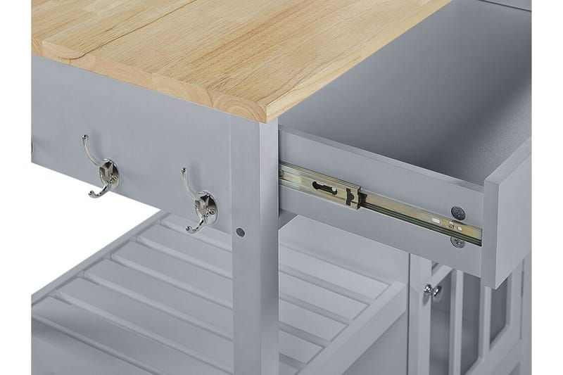 Manesseno Serveringsvagn 80 cm - Grå - Möbler - Bord & matgrupper - Avlastningsbord - Brickbord & småbord