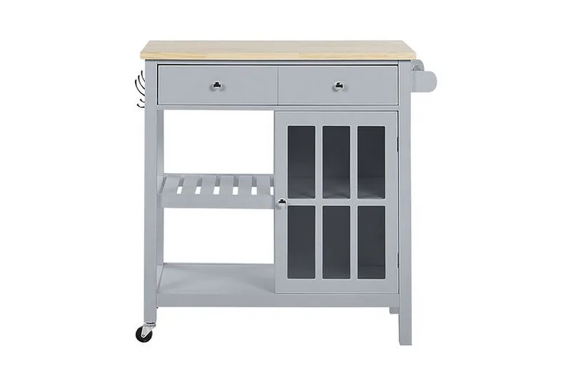 Manesseno Serveringsvagn 80 cm, Grå