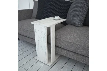 Mellberg Sidobord - Vit/Marmor - Möbler - Bord & matgrupper - Avlastningsbord - Brickbord & småbord