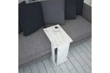 Mellberg Sidobord - Vit/Marmor - Möbler - Bord & matgrupper - Avlastningsbord - Brickbord & småbord