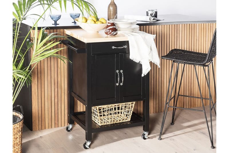 Mylove Serveringsvagn - Svart - Möbler - Bord & matgrupper - Avlastningsbord - Brickbord & småbord