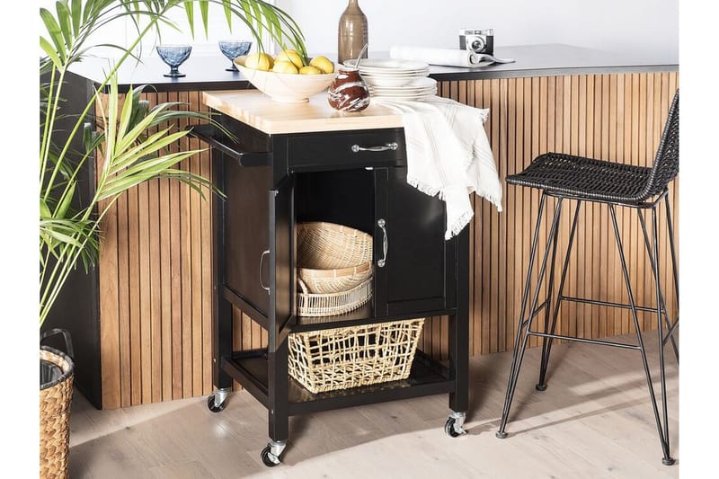 Mylove Serveringsvagn - Svart - Möbler - Bord & matgrupper - Avlastningsbord - Brickbord & småbord