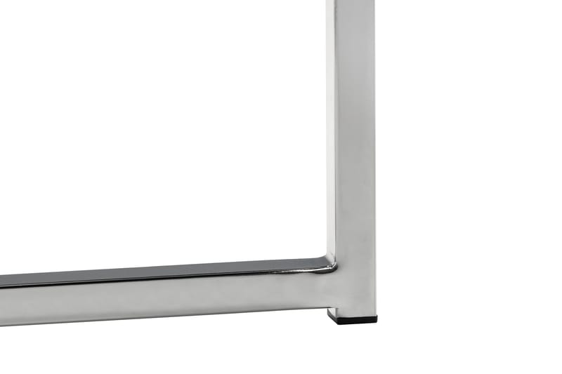 Nelly Sidobord 45 cm - Vit/Krom - Möbler - Bord & matgrupper - Avlastningsbord - Brickbord & småbord
