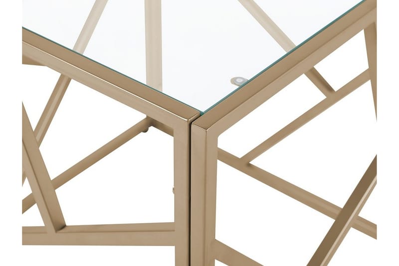 Orland Sidobord 50 cm - Guld - Möbler - Bord & matgrupper - Avlastningsbord - Brickbord & småbord