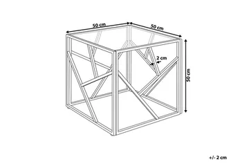 Orland Sidobord 50 cm - Silver - Möbler - Bord & matgrupper - Avlastningsbord - Brickbord & småbord